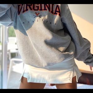 White skirt with shorts/skort